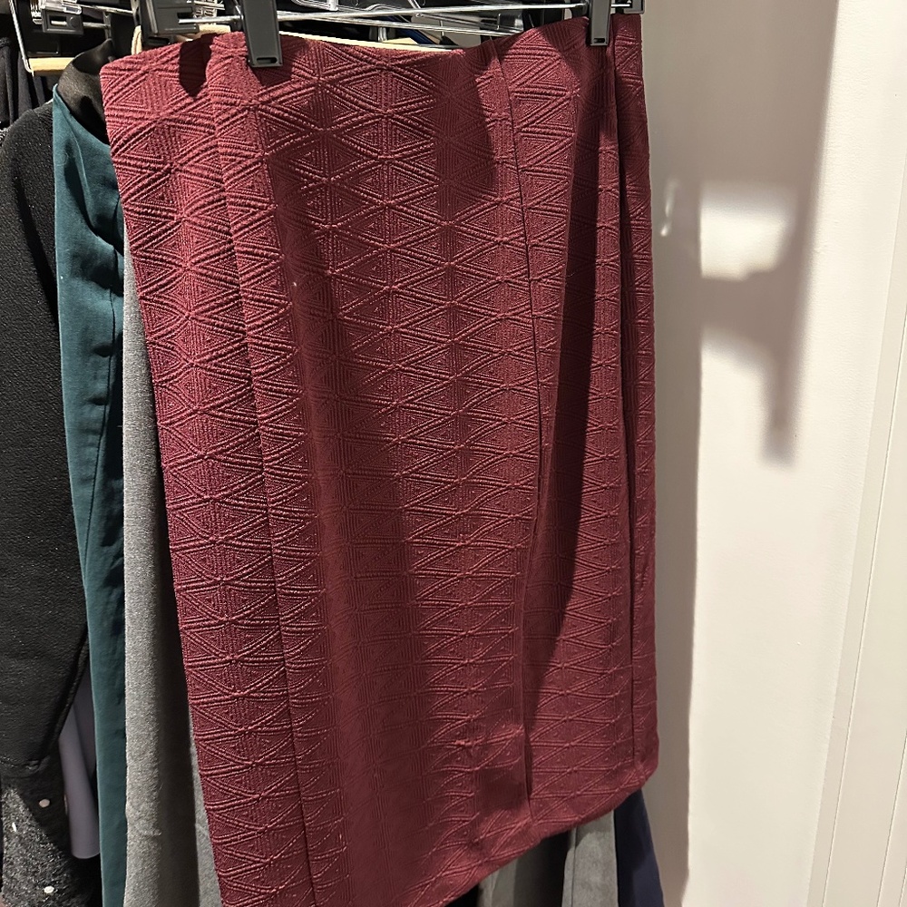 Maternity work skirt
